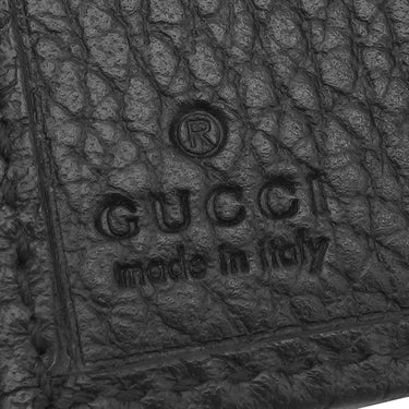 グッチ GUCCI GGマーモント 523277 ブラック レザー 三つ折り財布 ゴールド金具 プチマーモント コンパクトウォレット