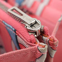 エルメス HERMES アザップ シルクイン コンパクト ローズアザレ ヴォーエプソン コインケース シルバー金具 ピンク