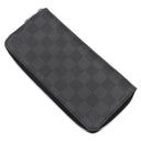 ルイヴィトン LOUIS VUITTON ジッピー ウォレット ヴェルティカル N63095 ダミエグラフィット ダミエグラフィットキャンバス 長財布 シルバー金具 ラウンドファスナー