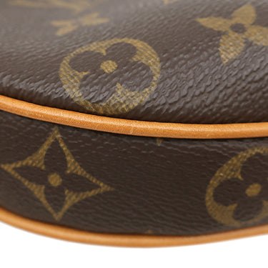 ルイヴィトン LOUIS VUITTON ポシェット クロワッサン M51510 モノグラム モノグラムキャンバス ショルダーバッグ ゴールド金具 茶 ショルダー