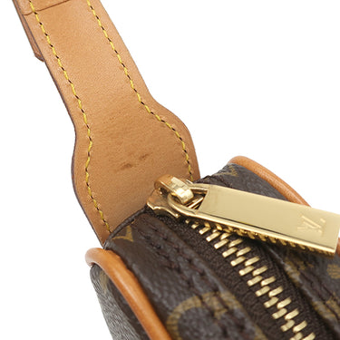 ルイヴィトン LOUIS VUITTON ポシェット クロワッサン M51510 モノグラム モノグラムキャンバス ショルダーバッグ ゴールド金具 茶 ショルダー