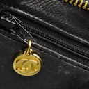シャネル CHANEL 復刻トート A01804 ブラック キャビアスキン トートバッグ ゴールド金具 黒 ココマーク ショルダーバッグ 肩掛け