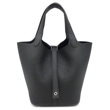 エルメス HERMES ピコタンロック 18 PM ブラック トリヨンクレマンス ハンドバッグ シルバー金具 新品 未使用 黒 2026年製