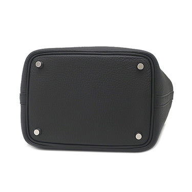 エルメス HERMES ピコタンロック 18 PM ブラック トリヨンクレマンス ハンドバッグ シルバー金具 新品 未使用 黒 2026年製