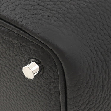 エルメス HERMES ピコタンロック 18 PM ブラック トリヨンクレマンス ハンドバッグ シルバー金具 新品 未使用 黒 2026年製