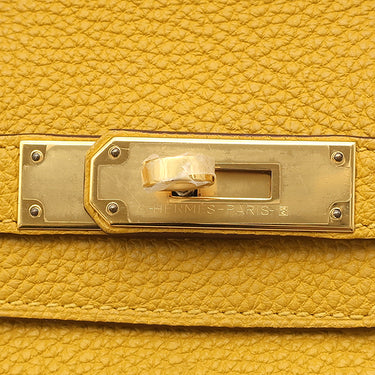 エルメス HERMES バーキン30 ジョーヌアンブル トゴ ハンドバッグ ゴールド金具 黄色