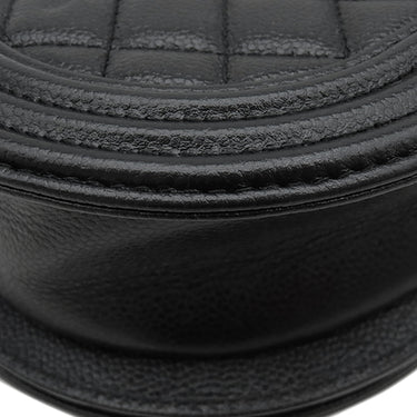 シャネル CHANEL ボーイシャネル チェーンショルダー AS3186 ブラック キャビアスキン ショルダーバッグ ゴールド金具