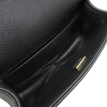 シャネル CHANEL ボーイシャネル チェーンショルダー AS3186 ブラック キャビアスキン ショルダーバッグ ゴールド金具