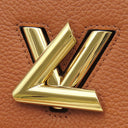 ルイヴィトン LOUIS VUITTON ツイスト ワンハンドル PM M57897 キャラメル×ブルーエ レザー トリヨンレザー 2WAYバッグ ゴールド金具 ハンドバッグ バイカラー