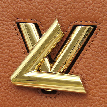 ルイヴィトン LOUIS VUITTON ツイスト ワンハンドル PM M57897 キャラメル×ブルーエ レザー トリヨンレザー 2WAYバッグ ゴールド金具 ハンドバッグ バイカラー