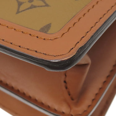 ルイヴィトン LOUIS VUITTON ドーフィーヌ MM M45958 ブラウン×ベージュ モノグラムキャンバス モノグラムリバースキャンバス ショルダーバッグ ゴールド金具 茶 チェーンショルダー