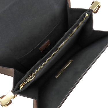 ルイヴィトン LOUIS VUITTON ドーフィーヌ MM M45958 ブラウン×ベージュ モノグラムキャンバス モノグラムリバースキャンバス ショルダーバッグ ゴールド金具 茶 チェーンショルダー