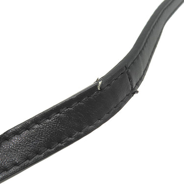 イヴ・サンローラン Yves Saint Laurent ルー モノグラム 520534 ブラック レザー ショルダーバッグ ゴールド金具 YSL カサンドラロゴ フリンジ欠品