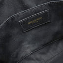 イヴ・サンローラン Yves Saint Laurent ルー モノグラム 520534 ブラック レザー ショルダーバッグ ゴールド金具 YSL カサンドラロゴ フリンジ欠品