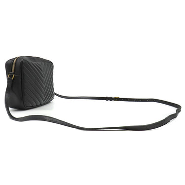イヴ・サンローラン Yves Saint Laurent ルー モノグラム 520534 ブラック レザー ショルダーバッグ ゴールド金具 YSL カサンドラロゴ フリンジ欠品