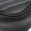 イヴ・サンローラン Yves Saint Laurent ルー モノグラム 520534 ブラック レザー ショルダーバッグ ゴールド金具 YSL カサンドラロゴ フリンジ欠品