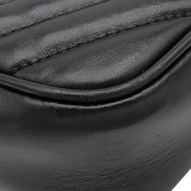 イヴ・サンローラン Yves Saint Laurent ルー モノグラム 520534 ブラック レザー ショルダーバッグ ゴールド金具 YSL カサンドラロゴ フリンジ欠品