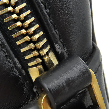 イヴ・サンローラン Yves Saint Laurent ルー モノグラム 520534 ブラック レザー ショルダーバッグ ゴールド金具 YSL カサンドラロゴ フリンジ欠品