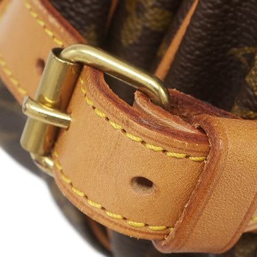 ルイヴィトン LOUIS VUITTON ソミュール 30 M42256 モノグラム モノグラムキャンバス ショルダーバッグ ゴールド金具 茶 斜め掛け ダブルフェイス
