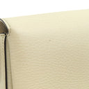 グッチ GUCCI インターロッキングG チェーンショルダー 607720 アイボリー レザー ショルダーバッグ ゴールド金具 オフホワイト