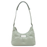 メゾン マルタン マルジェラ MAISON MARTIN MARGIELA グラムスラム SB3WG0024 ライトスモークグレー レザー ショルダーバッグ シルバー金具 Glam Slam ホーボー キルティング