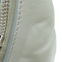 メゾン マルタン マルジェラ MAISON MARTIN MARGIELA グラムスラム SB3WG0024 ライトスモークグレー レザー ショルダーバッグ シルバー金具 Glam Slam ホーボー キルティング