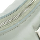 メゾン マルタン マルジェラ MAISON MARTIN MARGIELA グラムスラム SB3WG0024 ライトスモークグレー レザー ショルダーバッグ シルバー金具 Glam Slam ホーボー キルティング