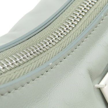 メゾン マルタン マルジェラ MAISON MARTIN MARGIELA グラムスラム SB3WG0024 ライトスモークグレー レザー ショルダーバッグ シルバー金具 Glam Slam ホーボー キルティング