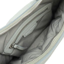 メゾン マルタン マルジェラ MAISON MARTIN MARGIELA グラムスラム SB3WG0024 ライトスモークグレー レザー ショルダーバッグ シルバー金具 Glam Slam ホーボー キルティング