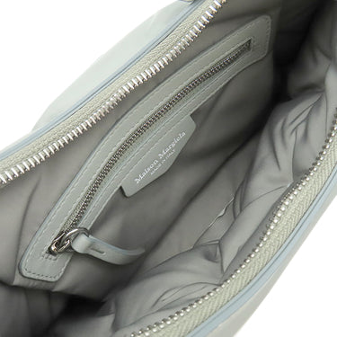 メゾン マルタン マルジェラ MAISON MARTIN MARGIELA グラムスラム SB3WG0024 ライトスモークグレー レザー ショルダーバッグ シルバー金具 Glam Slam ホーボー キルティング