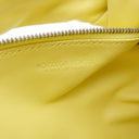 ボッテガヴェネタ BOTTEGA VENETA ダブルノット イエロー レザー ハンドバッグ シルバー金具 黄色 ミニバッグ