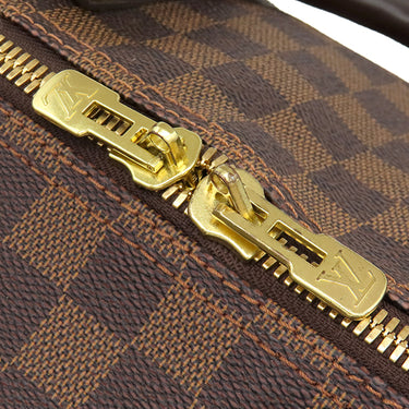 ルイヴィトン LOUIS VUITTON キーポル バンドリエール 55 N41414 ダミエエベヌ ダミエキャンバス ボストンバッグ ゴールド金具 茶 付属品欠品