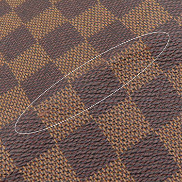 ルイヴィトン LOUIS VUITTON キーポル バンドリエール 55 N41414 ダミエエベヌ ダミエキャンバス ボストンバッグ ゴールド金具 茶 付属品欠品