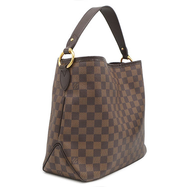 ルイヴィトン LOUIS VUITTON ディライトフル PM N41459 ダミエエベヌ ダミエキャンバス ショルダーバッグ ゴールド金具 ワンショルダー