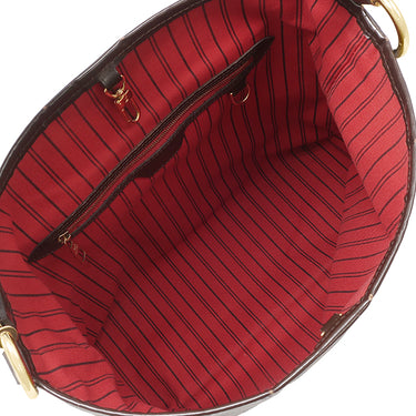 ルイヴィトン LOUIS VUITTON ディライトフル PM N41459 ダミエエベヌ ダミエキャンバス ショルダーバッグ ゴールド金具 ワンショルダー