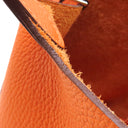 エルメス HERMES ピコタンロック MM 22 オレンジ トリヨンクレマンス ハンドバッグ シルバー金具