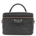 ルイヴィトン LOUIS VUITTON ヴァニティ クッサン PM M25123 ブラック レザー 2WAYバッグ ゴールド金具 黒 ピンク バニティ チェーンバッグ