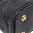 ルイヴィトン LOUIS VUITTON ヴァニティ クッサン PM M25123 ブラック レザー 2WAYバッグ ゴールド金具 黒 ピンク バニティ チェーンバッグ