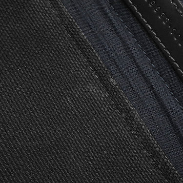 バレンシアガ BALENCIAGA ネイビーカバス S 339933 ブラック キャンバス レザー トートバッグ シルバー金具 黒 ロゴ トート Navy カバ