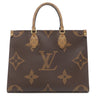 ルイヴィトン LOUIS VUITTON オンザゴー MM M45321 モノグラム×モノグラムリバースキャンバス モノグラムキャンバス モノグラムリバースキャンバス トートバッグ ゴールド金具 ハンドバッグ