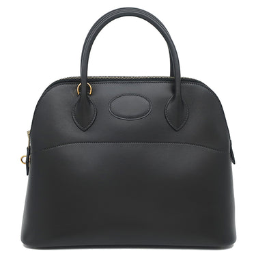 エルメス HERMES ボリード31 ブラック ボックスカーフ 2WAYバッグ ゴールド金具 ブラック ショルダー