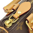 ルイヴィトン LOUIS VUITTON ナノ スピーディ M81085 モノグラム モノグラムキャンバス 2WAYバッグ ゴールド金具 ショルダー ハンドバッグ 茶
