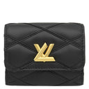 ルイヴィトン LOUIS VUITTON ロザリー GO-14 M83078 ノワール ラムスキン 二つ折り財布 ゴールド金具 マルタージュ
