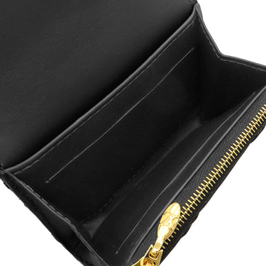 ルイヴィトン LOUIS VUITTON ロザリー GO-14 M83078 ノワール ラムスキン 二つ折り財布 ゴールド金具 マルタージュ