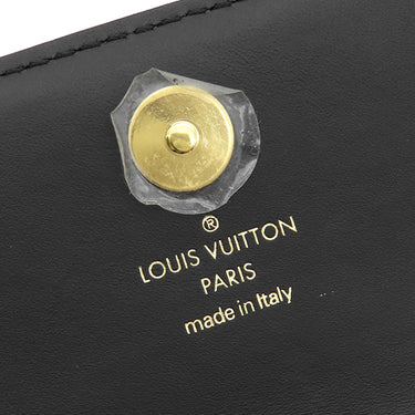ルイヴィトン LOUIS VUITTON ロザリー GO-14 M83078 ノワール ラムスキン 二つ折り財布 ゴールド金具 マルタージュ