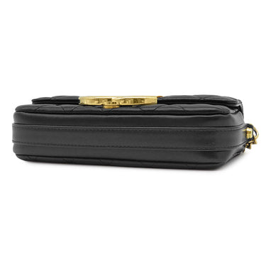 シャネル CHANEL マトラッセ フォンケース AP3207 ブラック レザー ショルダーバッグ ヴィンテージ金具 ジャイアントココマーク