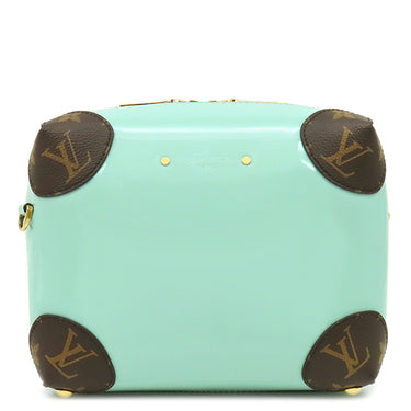 ルイヴィトン LOUIS VUITTON ヴェニス M52756 パラディッソ パテントレザー モノグラムキャンバス ショルダーバッグ ゴールド金具 ミントグリーン モノグラム