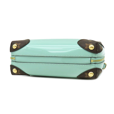 ルイヴィトン LOUIS VUITTON ヴェニス M52756 パラディッソ パテントレザー モノグラムキャンバス ショルダーバッグ ゴールド金具 ミントグリーン モノグラム