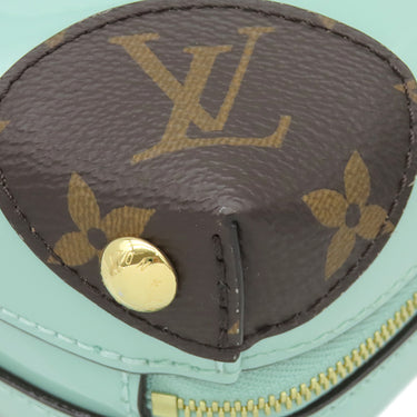 ルイヴィトン LOUIS VUITTON ヴェニス M52756 パラディッソ パテントレザー モノグラムキャンバス ショルダーバッグ ゴールド金具 ミントグリーン モノグラム