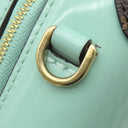 ルイヴィトン LOUIS VUITTON ヴェニス M52756 パラディッソ パテントレザー モノグラムキャンバス ショルダーバッグ ゴールド金具 ミントグリーン モノグラム